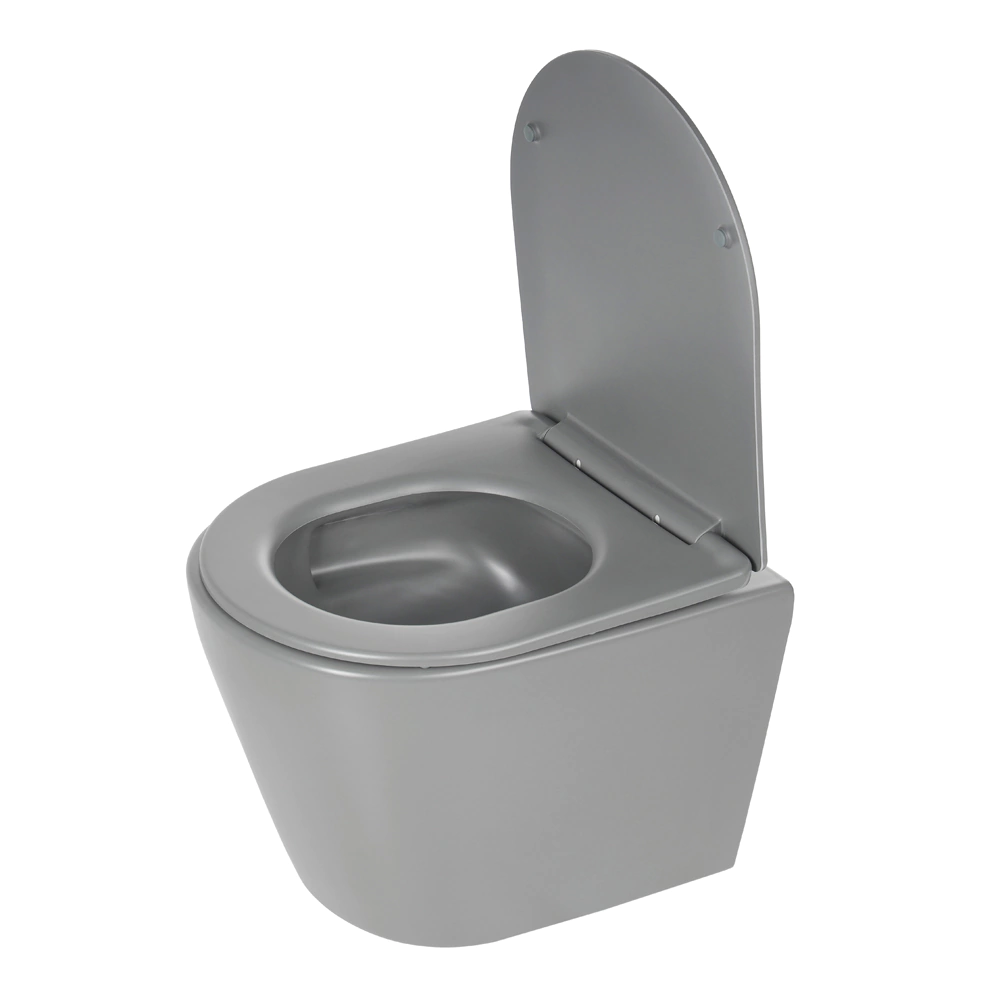 Сиденье для унитаза FLUMEN DESIGN Ardennes gris дюропласт микролифт