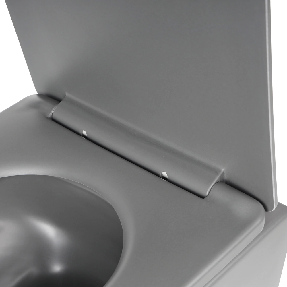 Сиденье для унитаза FLUMEN DESIGN Ardennes gris дюропласт микролифт