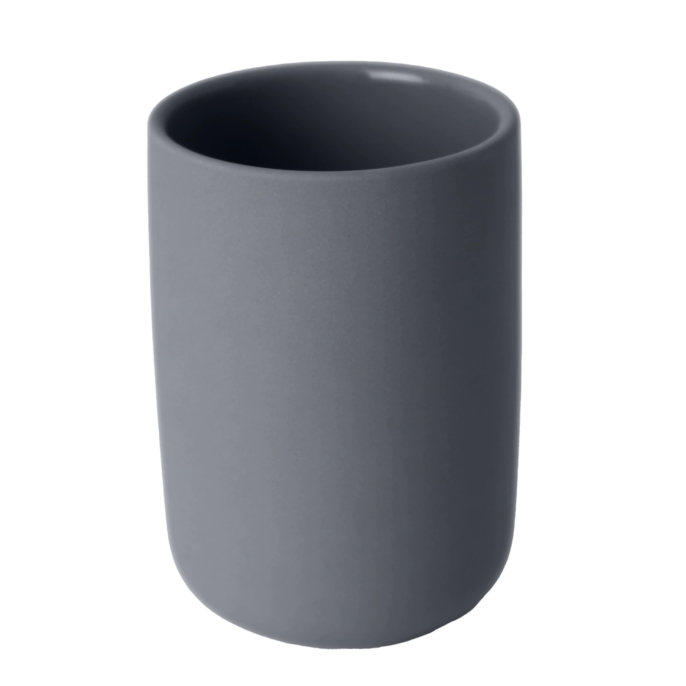 Стакан Fora Feel soft touch керамика серый