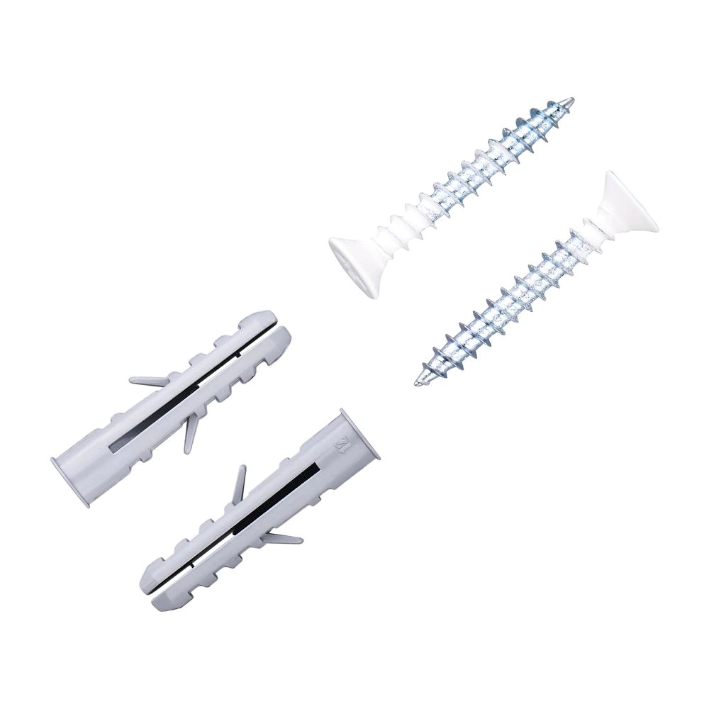 Полка сетчатая ЧМЗ Кора 2 яруса прямая белая