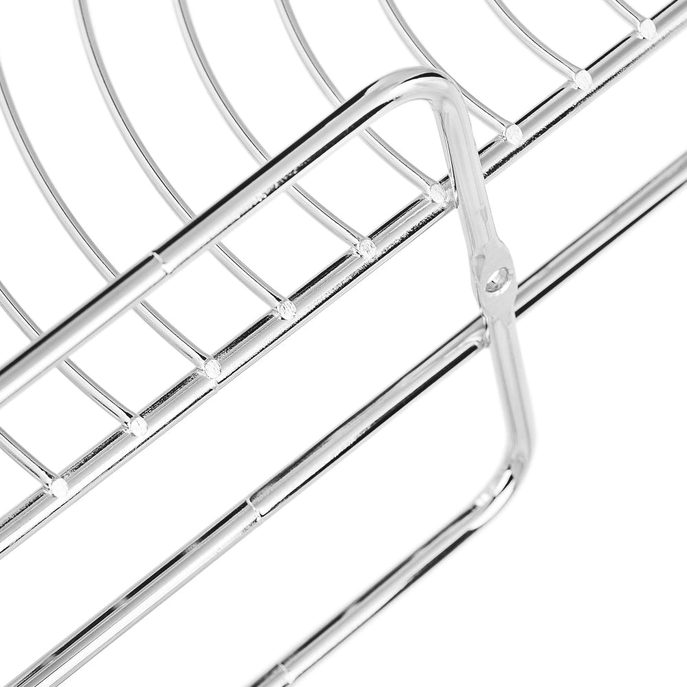 Полка сетчатая ЧМЗ Новые горизонты 3 яруса угловая хром