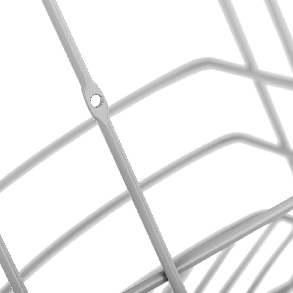 Полка сетчатая ЧМЗ 3 яруса угловая серая