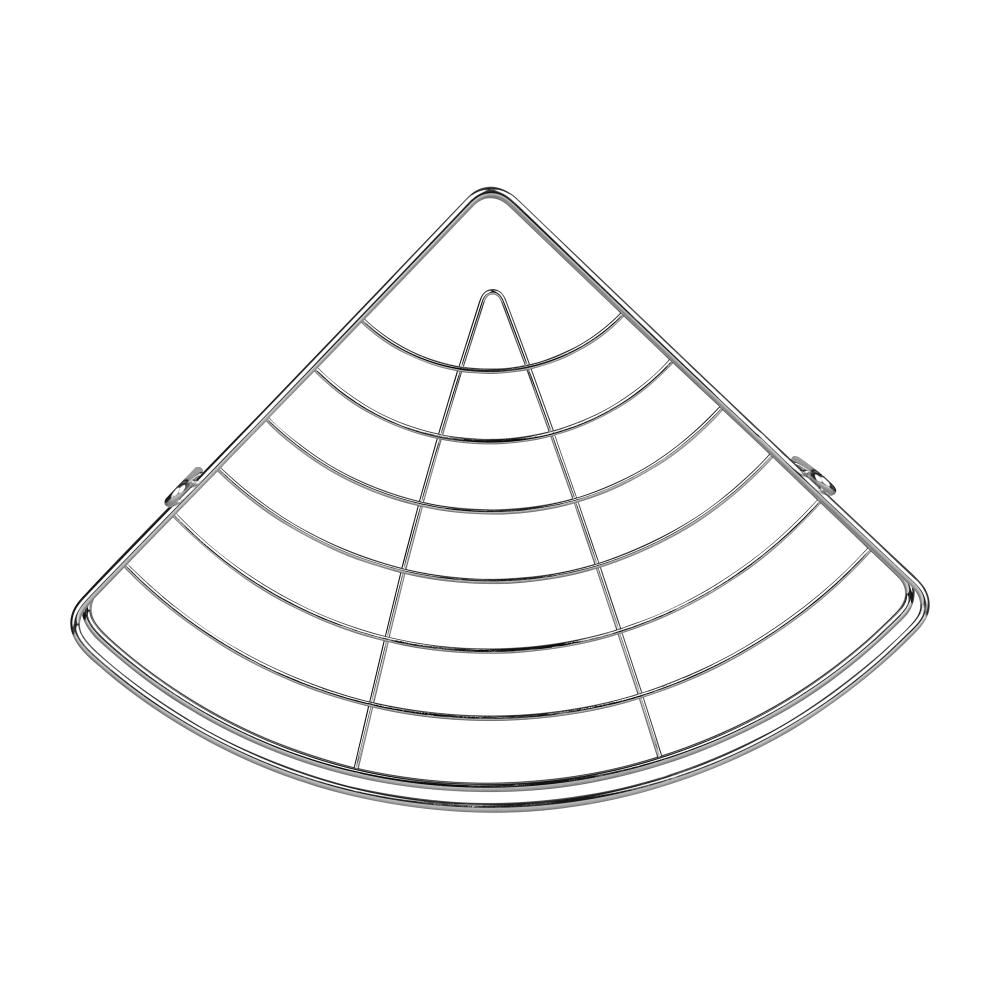 Полка сетчатая ЧМЗ 2-ярусная угловая хром