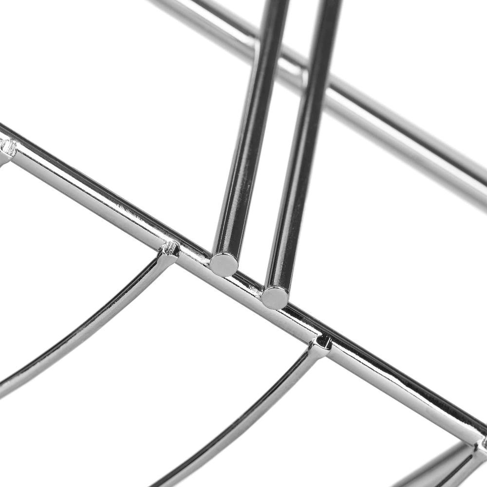 Полка сетчатая ЧМЗ 2-ярусная угловая хром