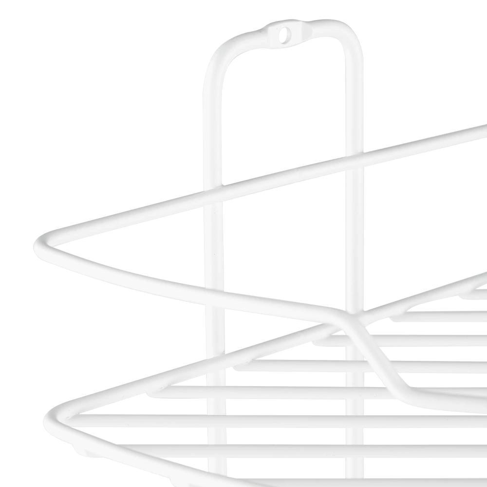 Полка сетчатая ЧМЗ Сканди 1 ярус угловая белая