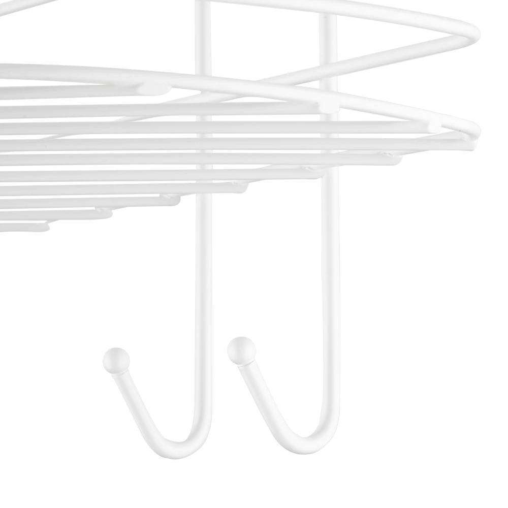 Полка сетчатая ЧМЗ Сканди 1 ярус угловая белая