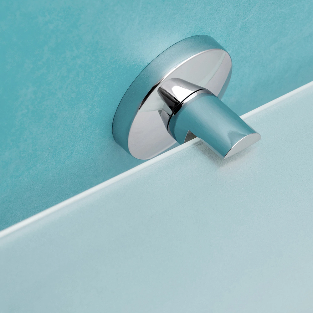 Полка Verran Pulse 50 см стекло хром