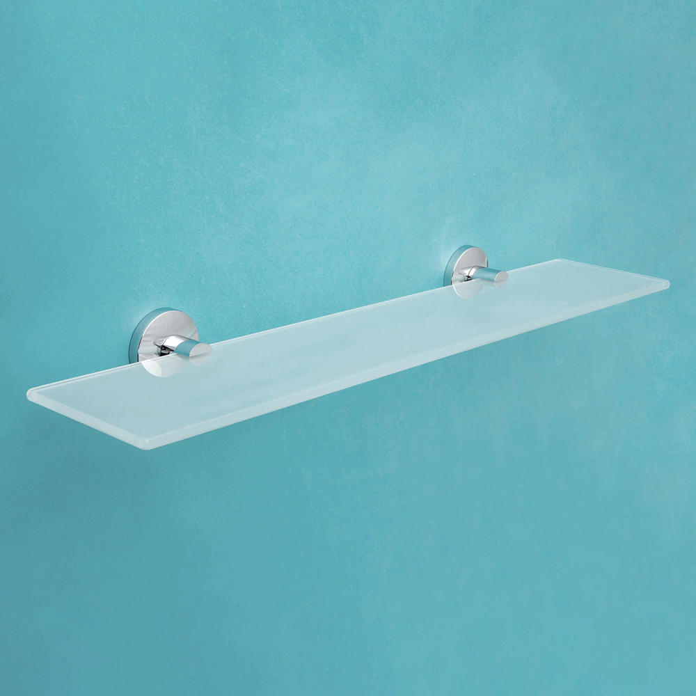 Полка Verran Pulse 50 см стекло хром