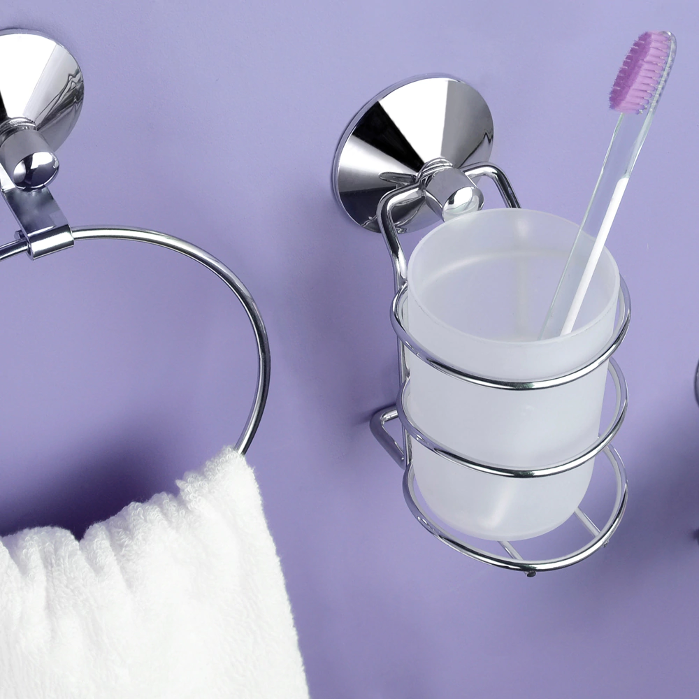 Мыльница Verran Real на вакуумной присоске хром