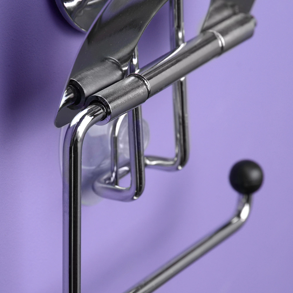 Держатель для туалетной бумаги Verran Rea на вакуумной присоске хром