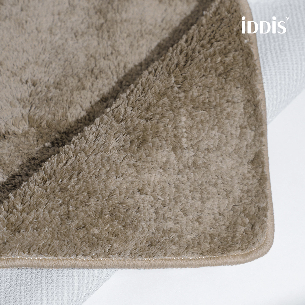Коврик для ванной IDDIS 70х120 см микрофибра светло-коричневый