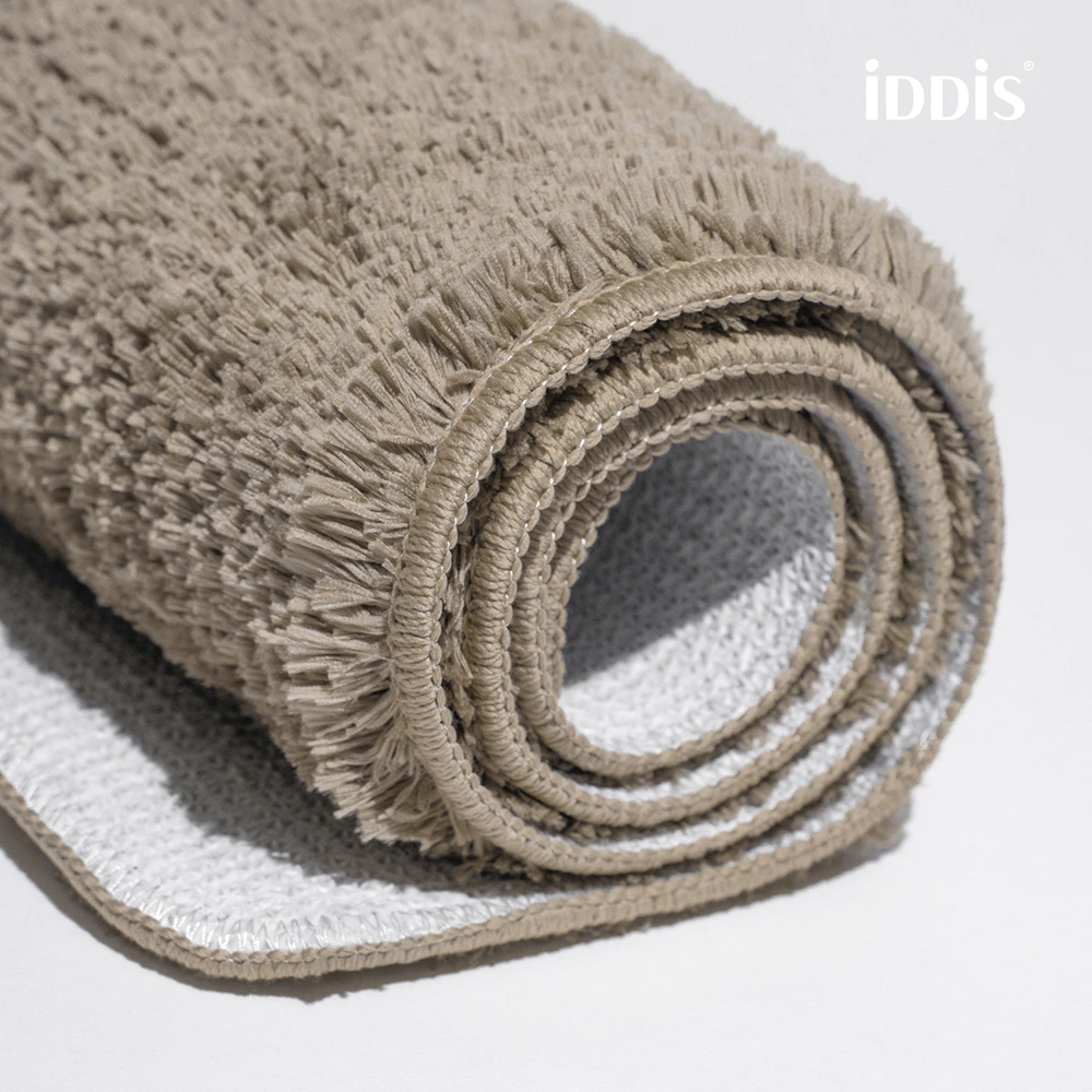 Коврик для ванной IDDIS 70х120 см микрофибра светло-коричневый