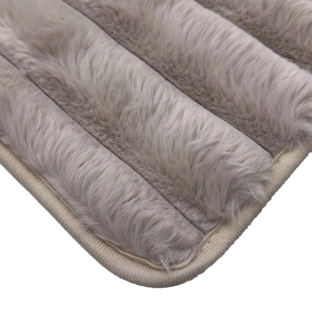 Коврик для ванной Dasch My Bunny 50х80 см волны микрофибра бежевый