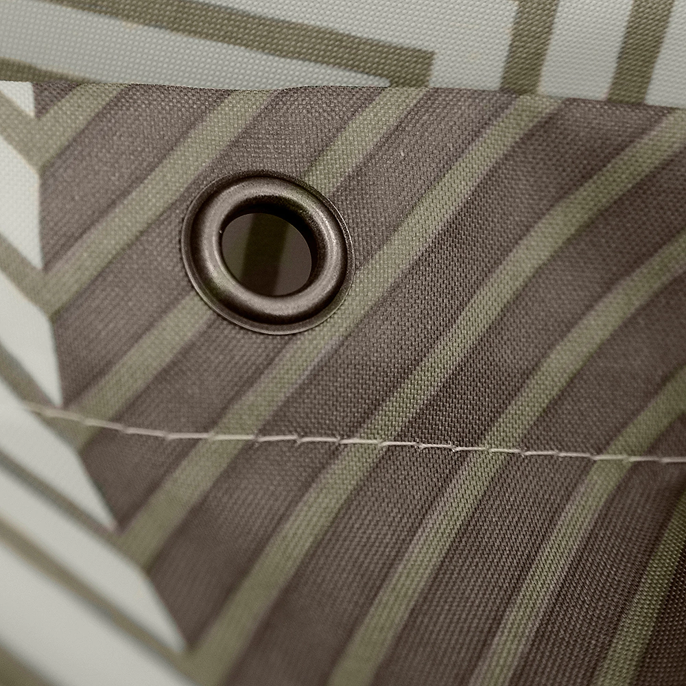 Штора для ванной WESS Linum 180х200 см текстиль бежевая