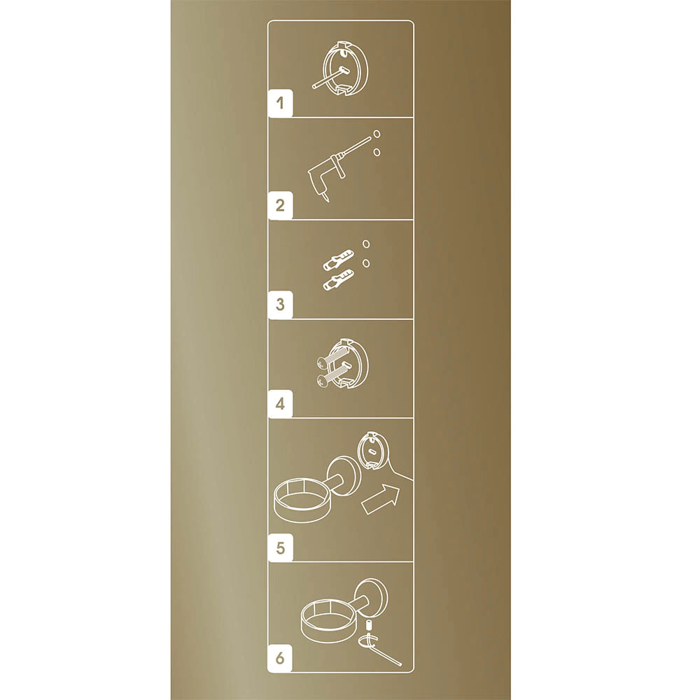 Держатель для туалетной бумаги Fora Real с крышкой бронза