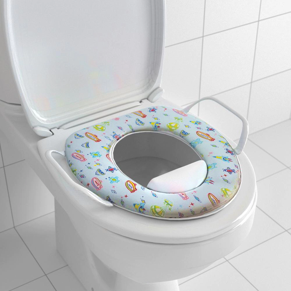 Сиденье для унитаза Delphinium детское с ручками в ассортименте пластик