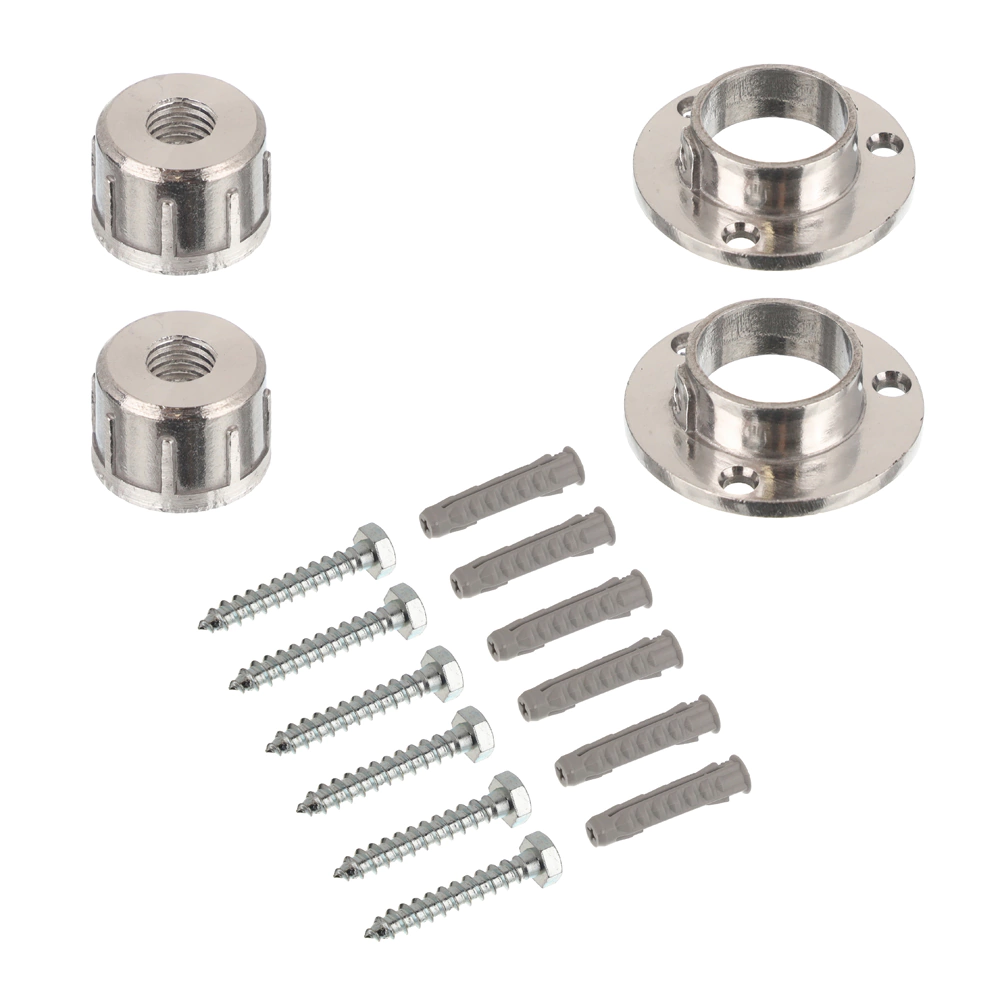 Карниз для ванной Go Go 180х80 см угловой нержавеющая сталь