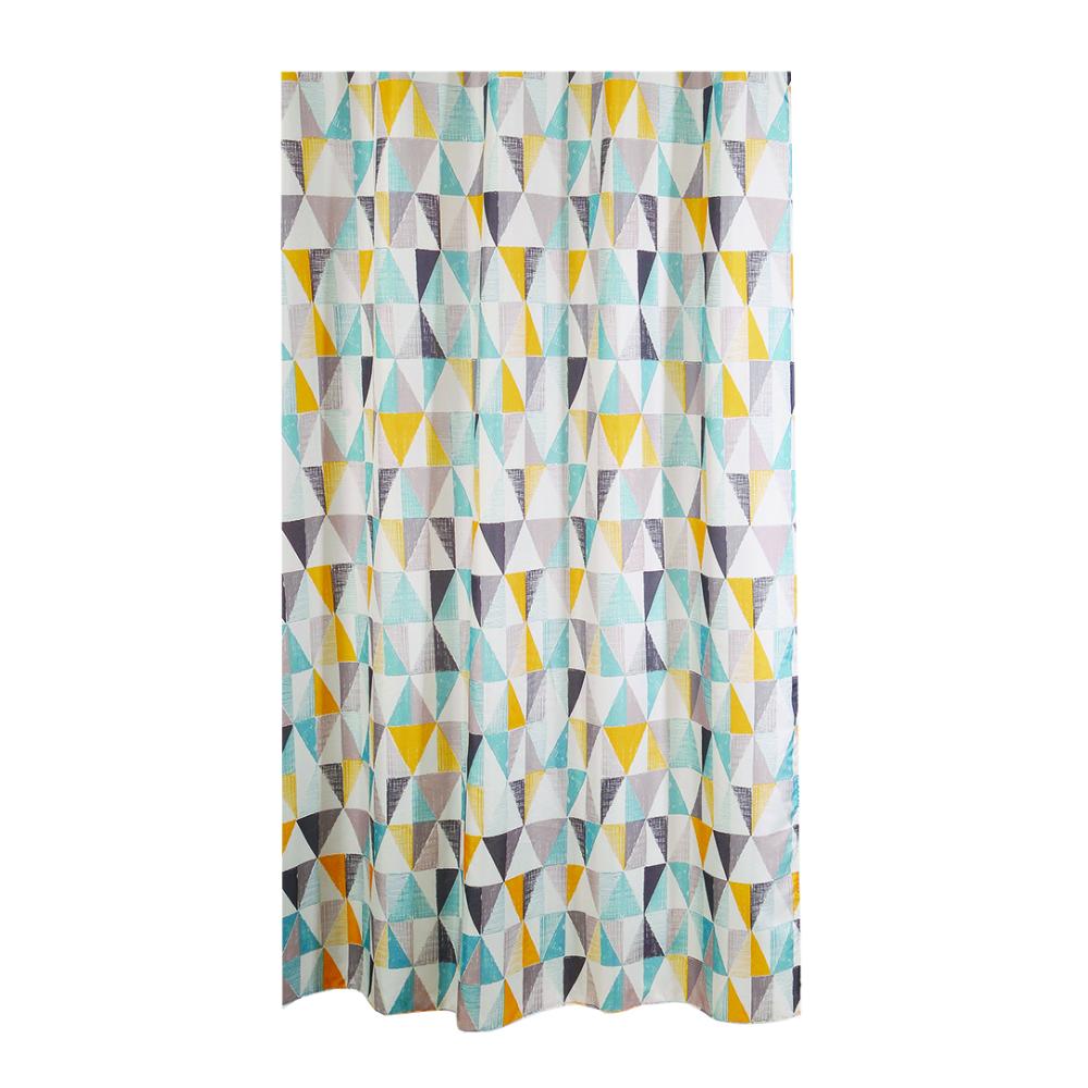BATH PLUS Текстильная штора для ванной BATH PLUS Triangular Scrawl 200х180 см текстиль
