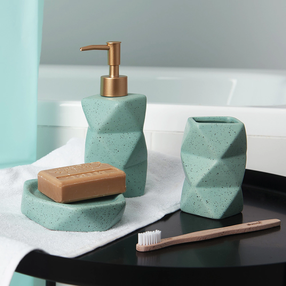 Стакан Fresh Code Mint sand керамика голубой