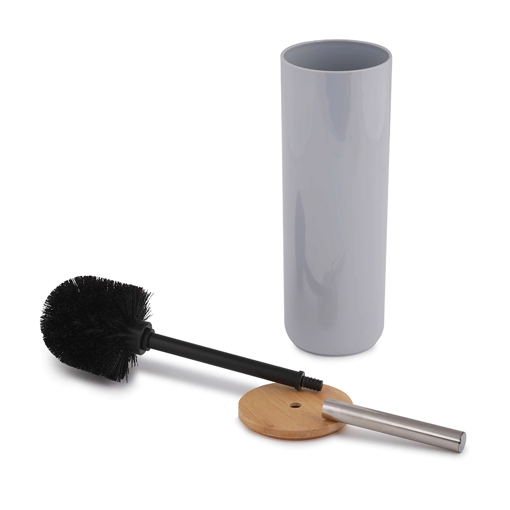 Ершик Альтернатива Бамбук серый пластик