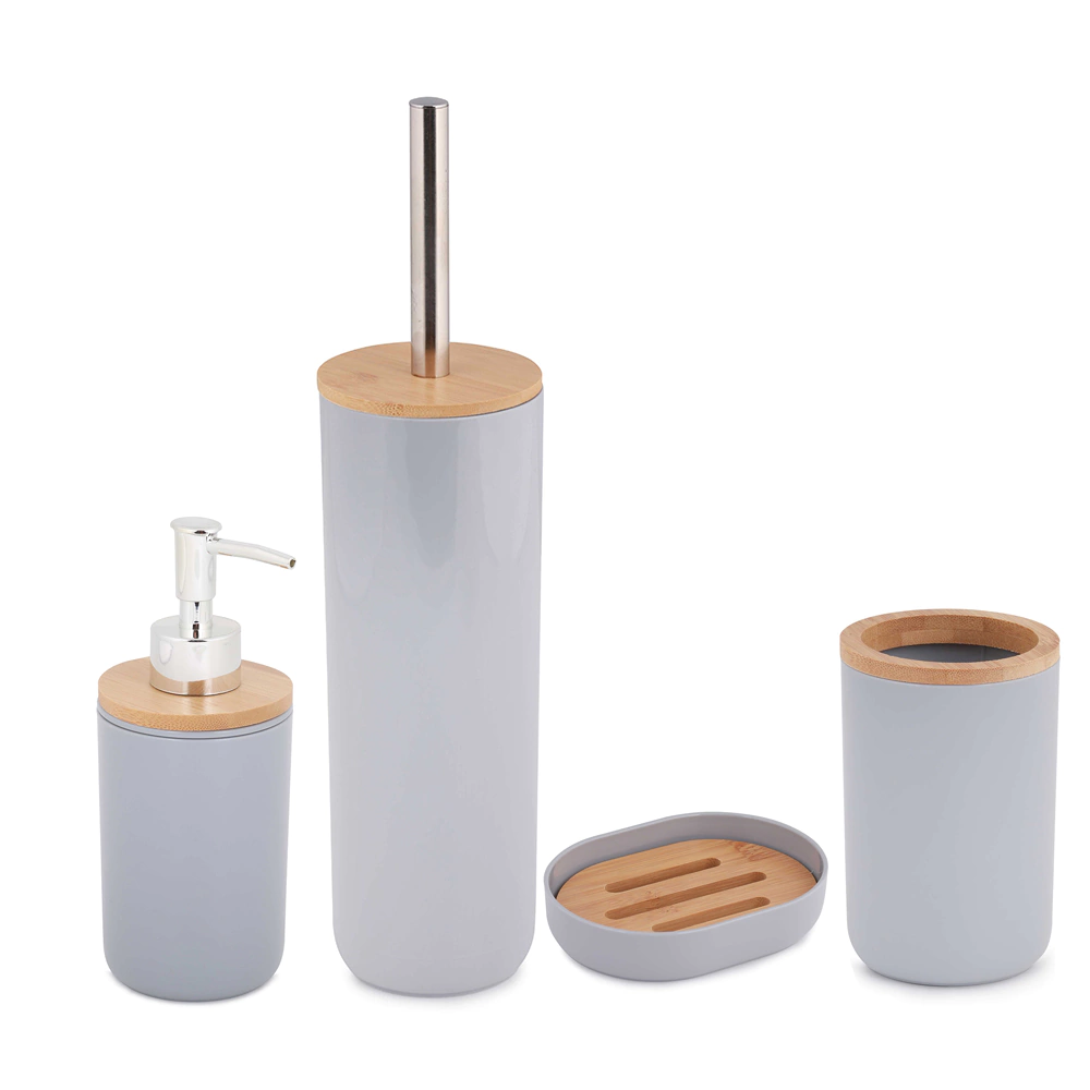 Ершик Альтернатива Бамбук серый пластик