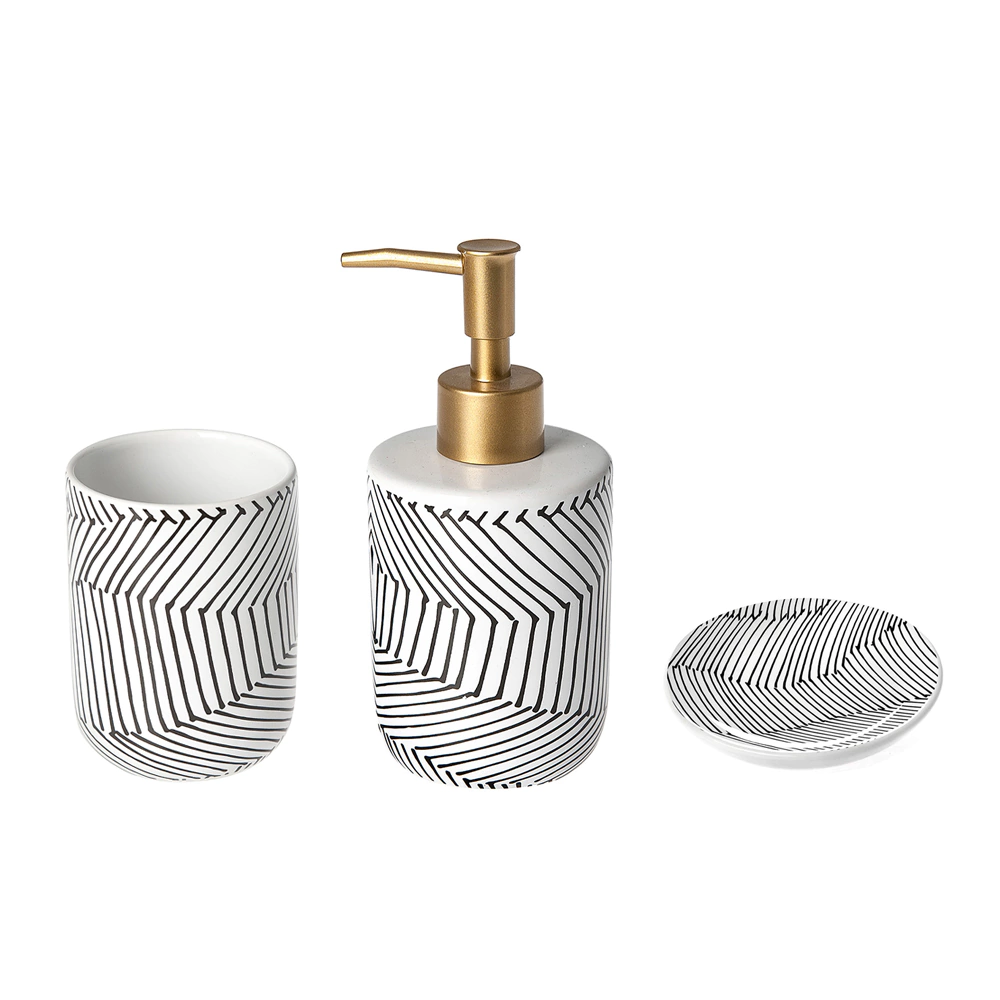 Дозатор для мыла Fresh Code Lines керамика