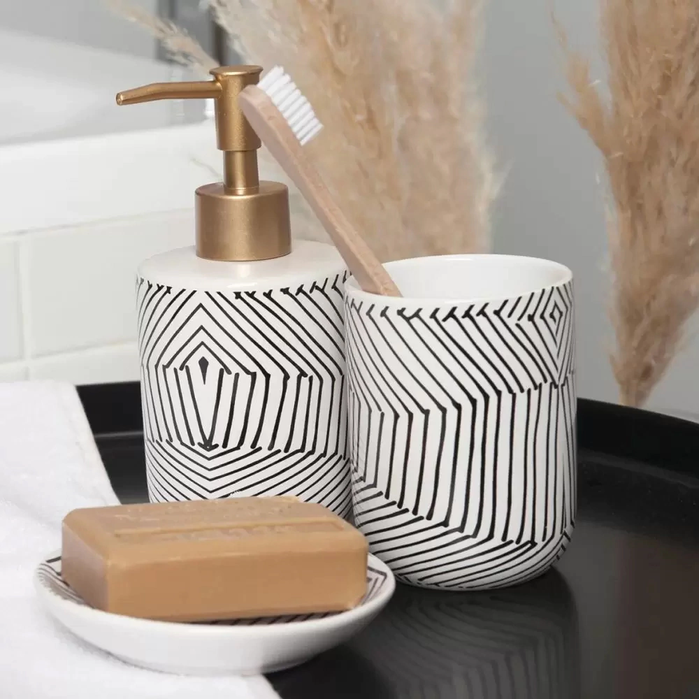 Дозатор для мыла Fresh Code Lines керамика