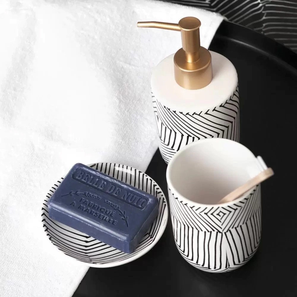 Дозатор для мыла Fresh Code Lines керамика