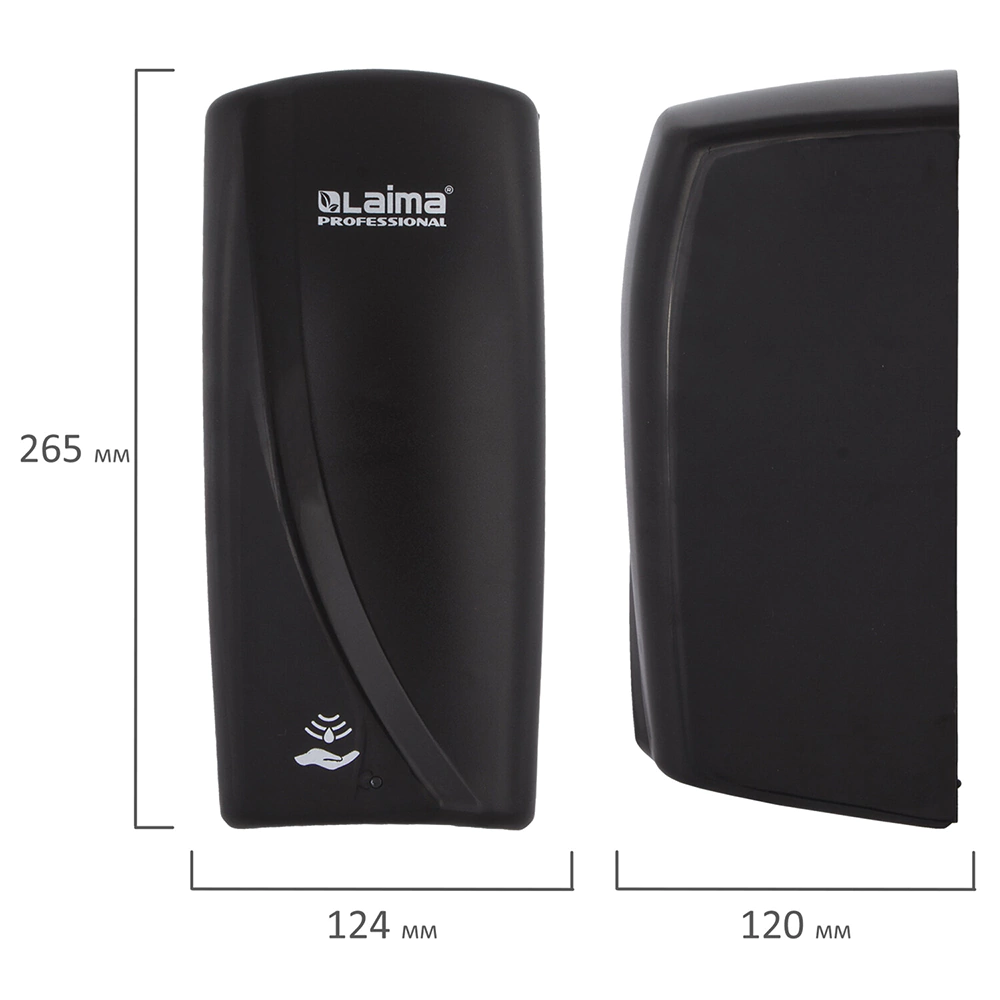 Дозатор для мыла Laima Professional Original 1000 мл сенсорный черный