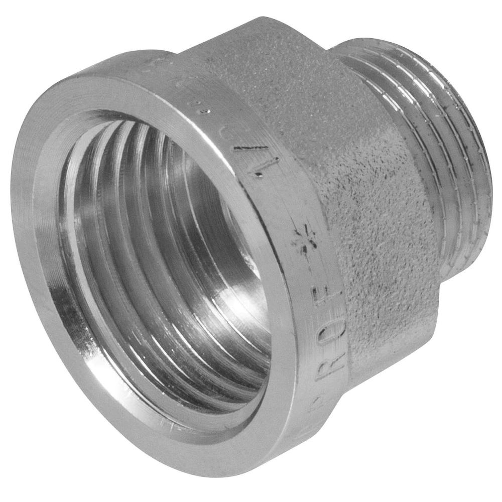 Переходник MASTERPROF 1/2"х3/8" ВР-НР латунь никелированная
