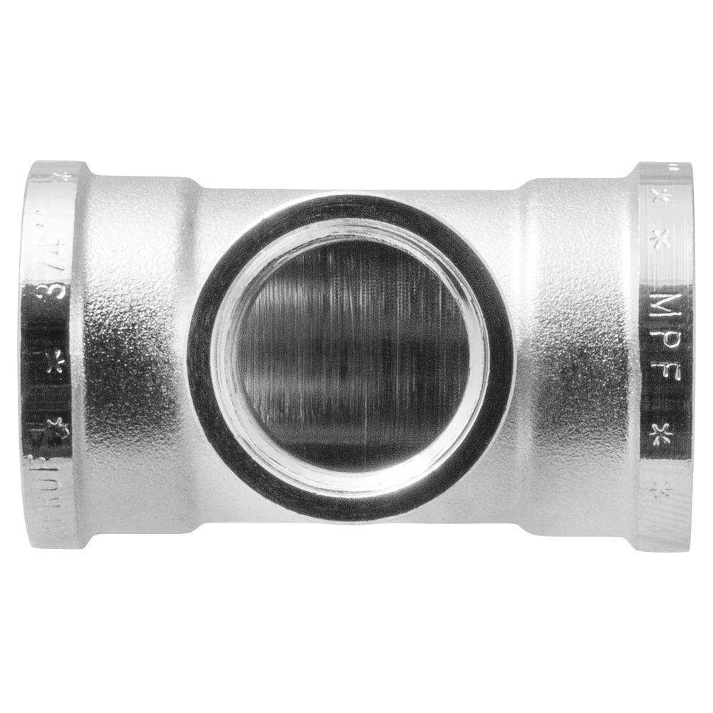 Тройник переходной MASTERPROF 3/4"х1/2"х3/4" ВР латунь никелированная