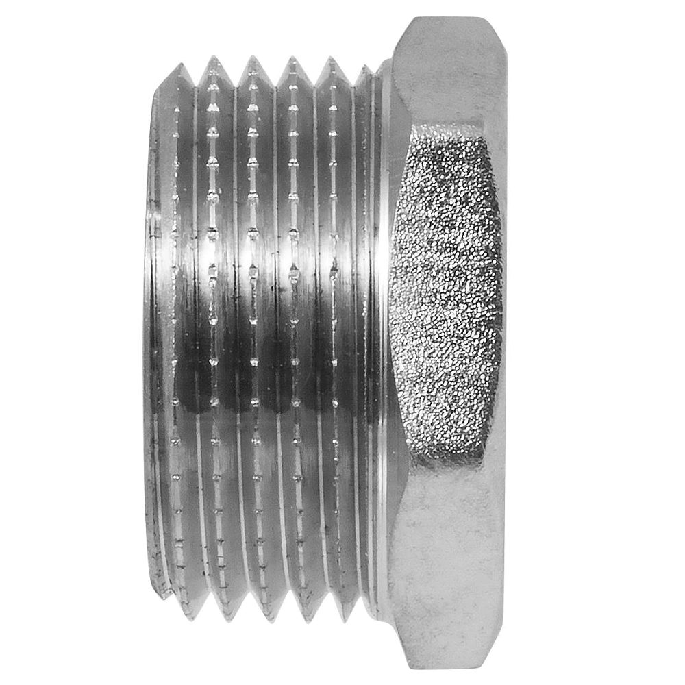 Пробка MASTERPROF 1" НР латунь никелированная