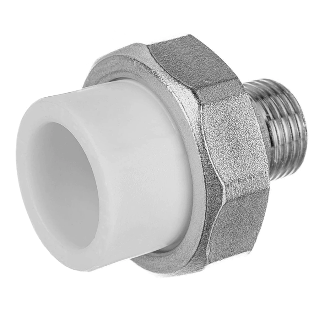 Муфта комбинированная разъемная PP-R d25x1/2" НР РОСТЕРМ