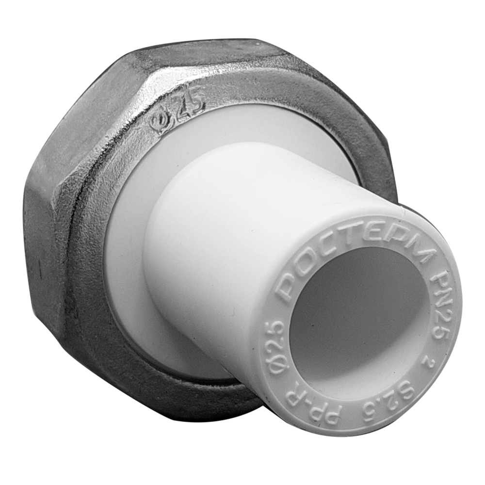 Муфта комбинированная раструбная PP-R d25х3/4" ВР РОСТЕРМ