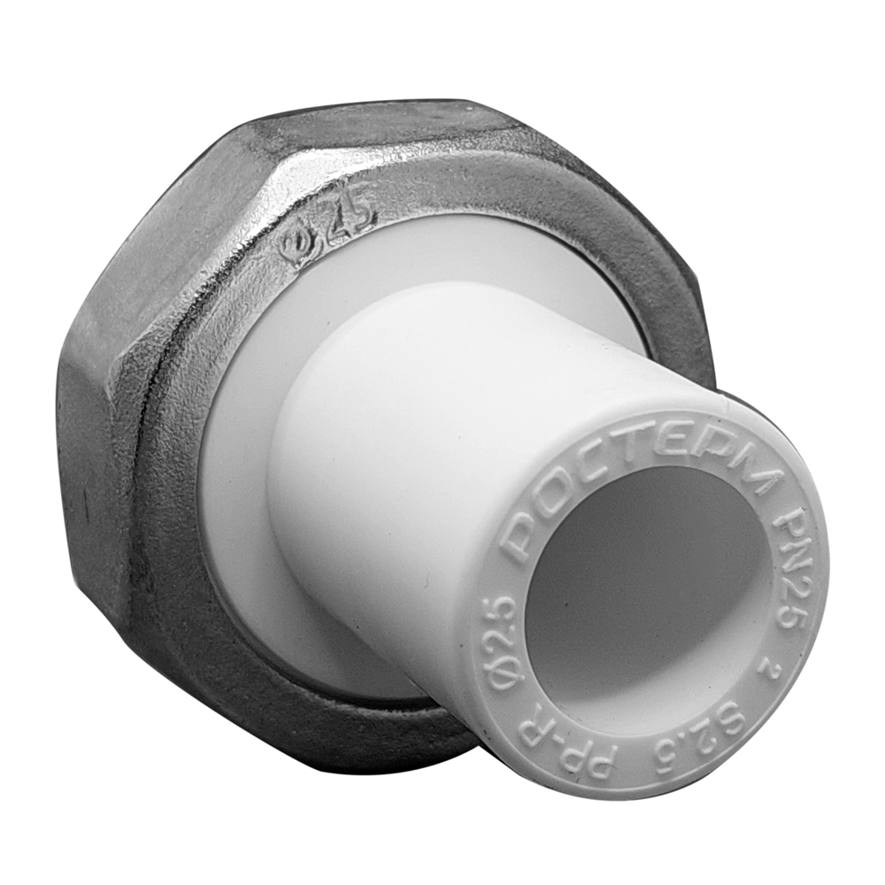 Муфта комбинированная раструбная PP-R d25х3/4" НР РОСТЕРМ