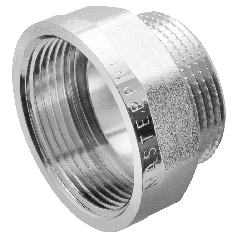 Переходник MASTERPROF 1 1/2"х1 1/4" ВР-НР латунь никелированная