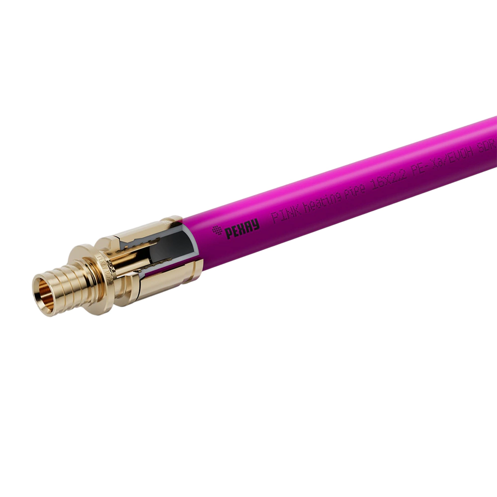 Труба РЕХАУ Pink PE-Xa/EVOH 16х2,2 мм
