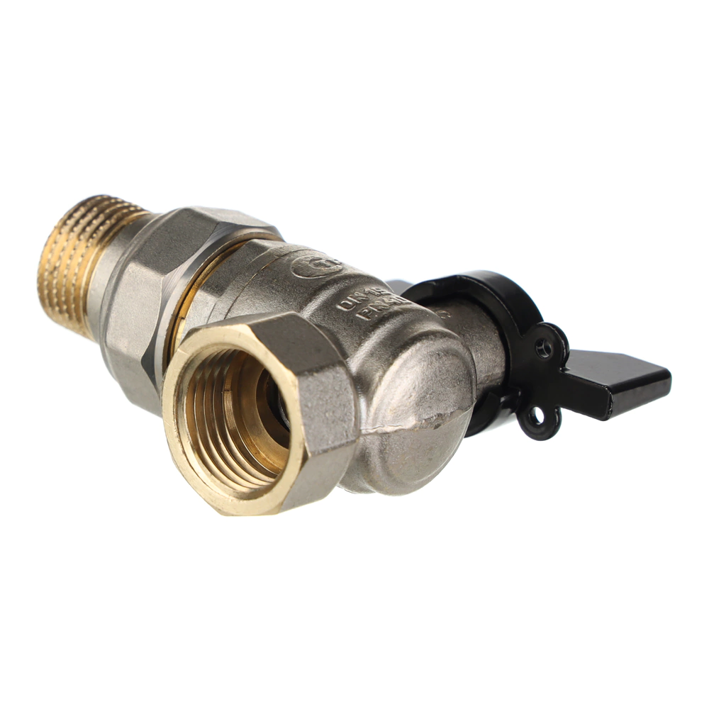 Кран шаровой LD 1/2'' РВ угловой со сгоном