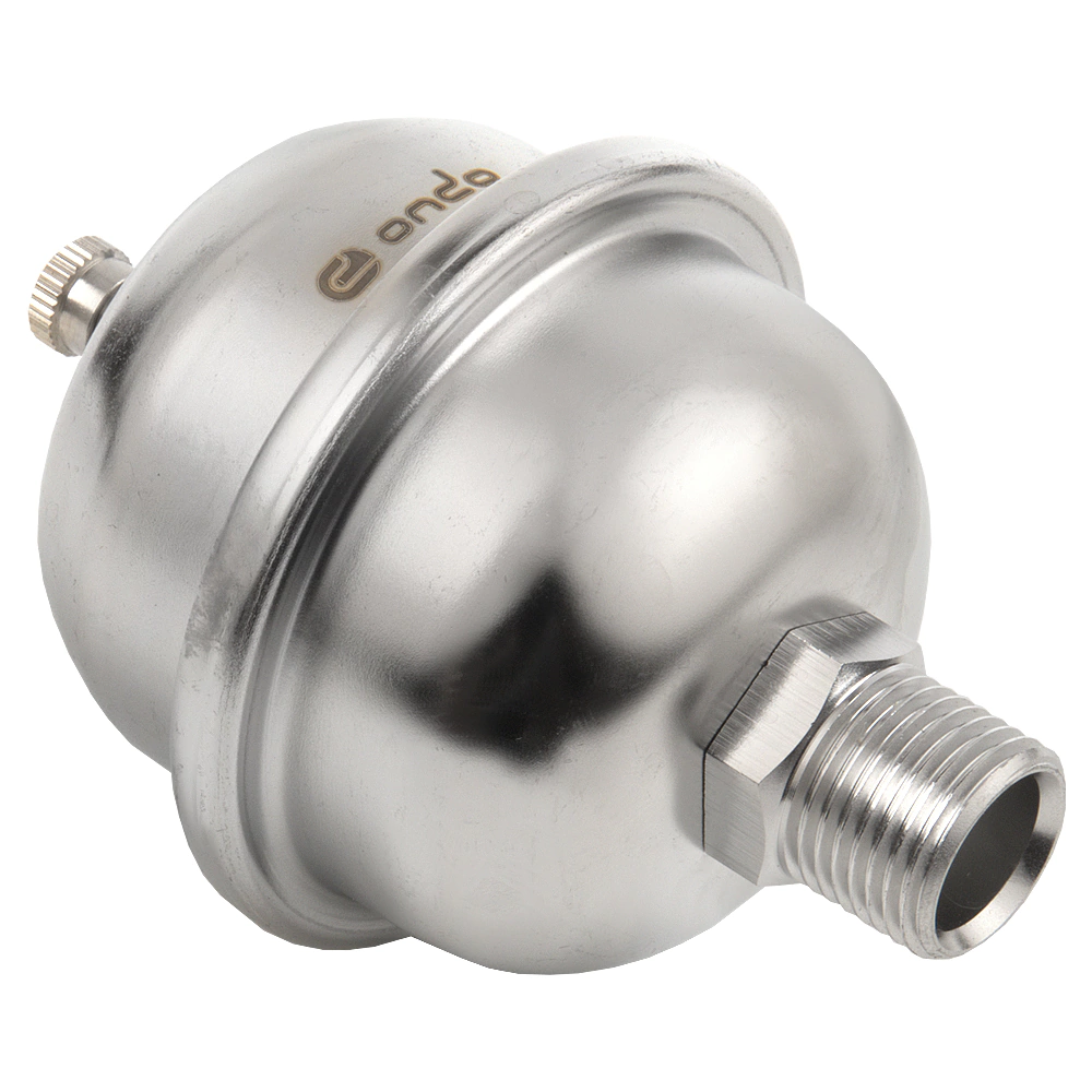 Компенсатор гидроудара мембранный 1/2" нержавеющая сталь ONDO