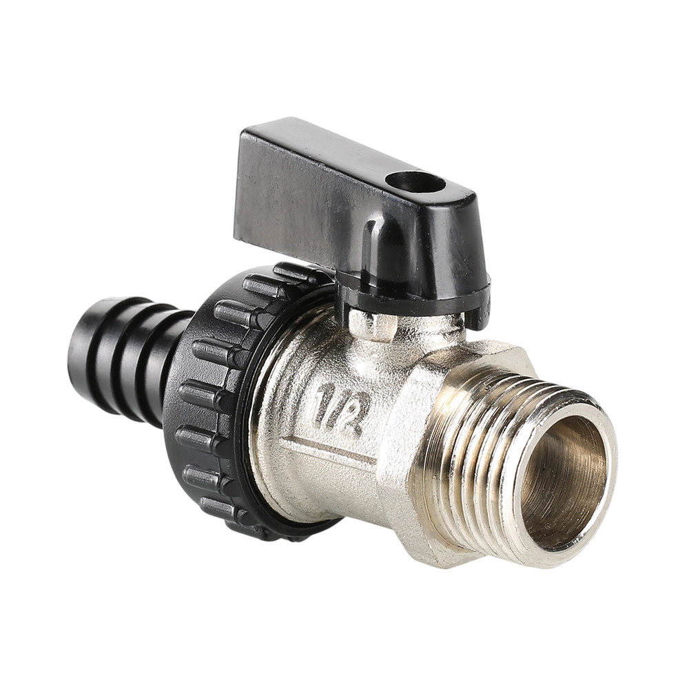 Кран шаровой дренажный 1/2"- штуцер VALTEC