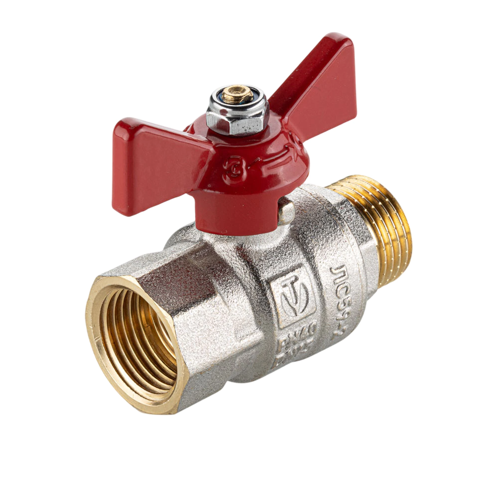 Кран шаровой 1/2'' РВ-РН бабочка ГОСТ VALTEC