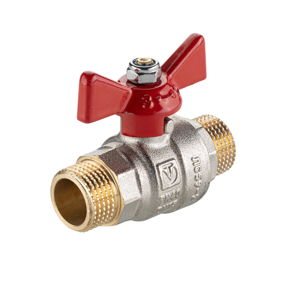 Кран шаровой 1/2'' РН-РН бабочка ГОСТ VALTEC