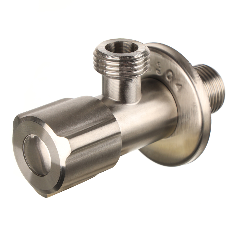 Монофлекс Кран угловой Монофлекс 1/2"х1/2" РН-РН нержавеющая сталь
