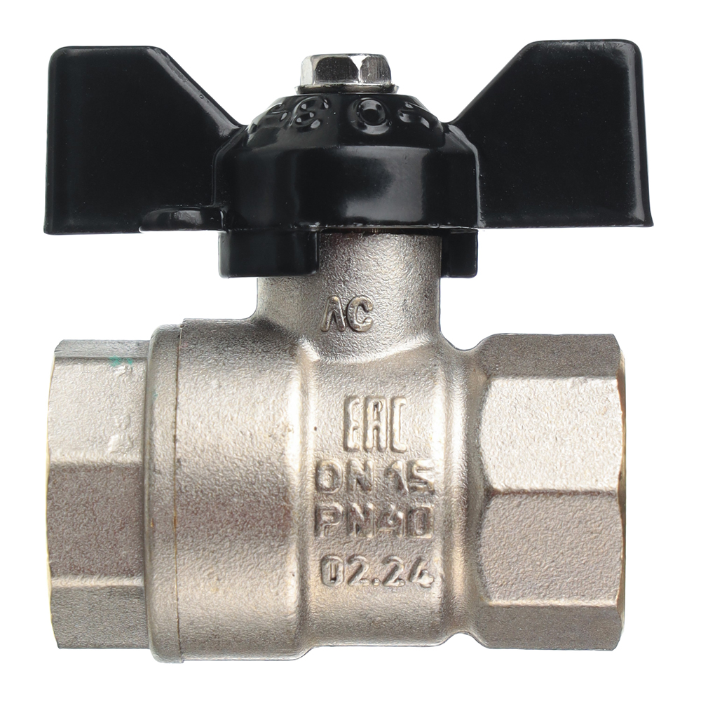 LD Pride Кран шаровый LD 1/2" РВ-РВ бабочка