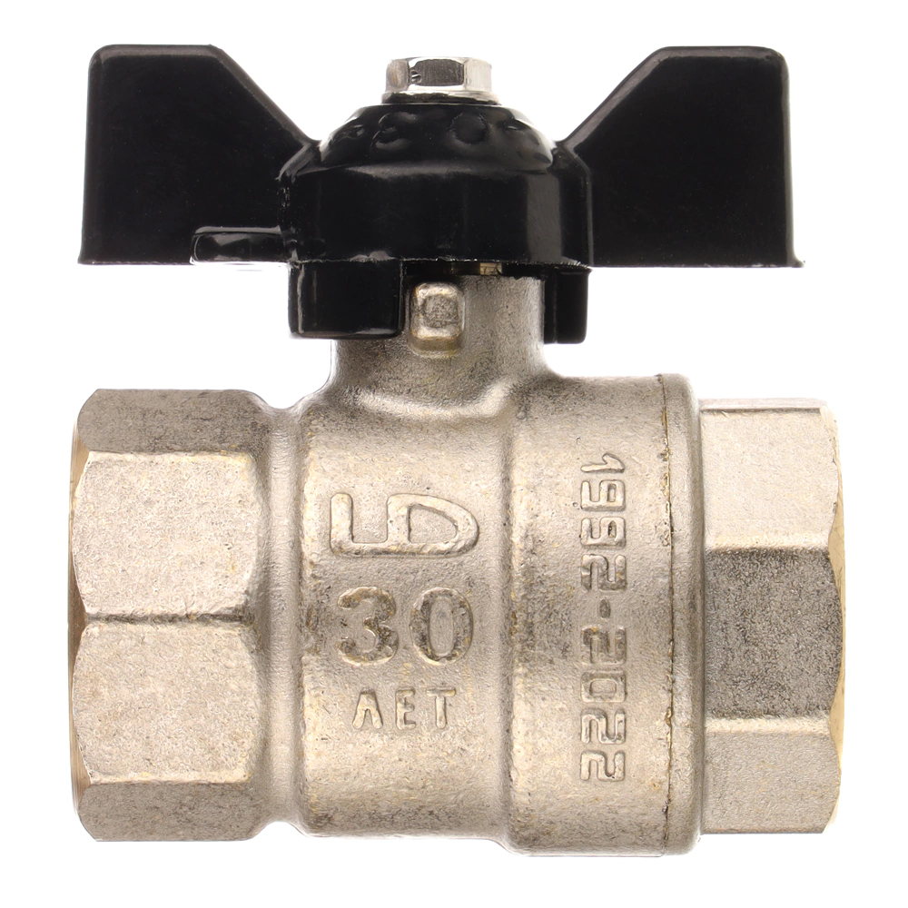 Кран шаровый LD 3/4" РВ-РВ бабочка