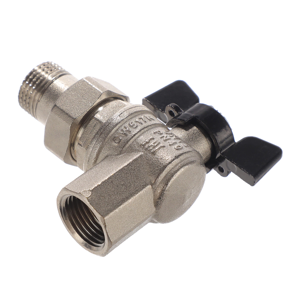 Кран шаровый угловой OREGON Bugatti РВх1/2' со сгоном