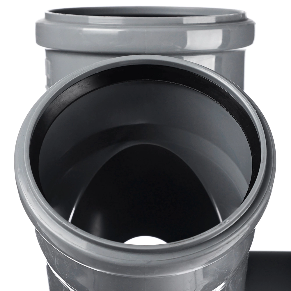 Крестовина канализационная РТП двухплоскостная d110/110 мм угол 45°/d50+50 угол 90° правая+тыл