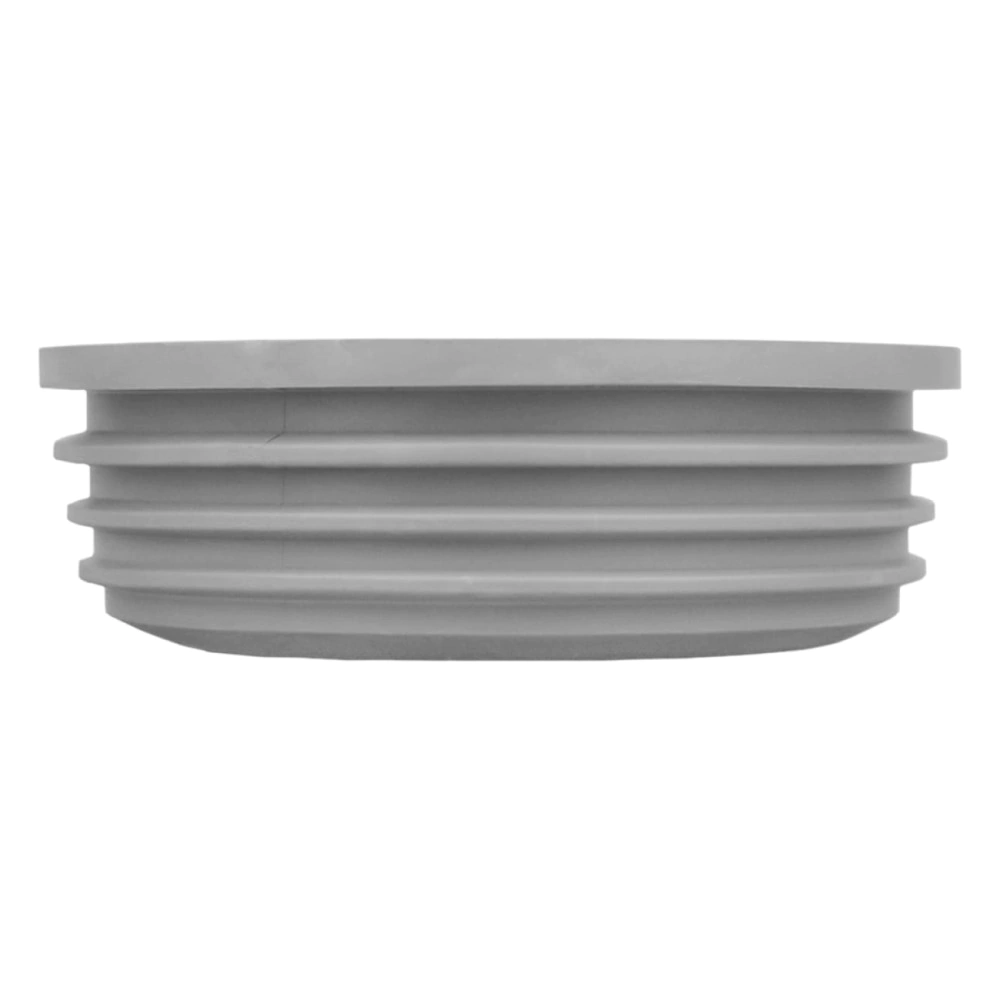 Переход канализационный MASTERPROF чугун-пластик умягченный 124х110 серый