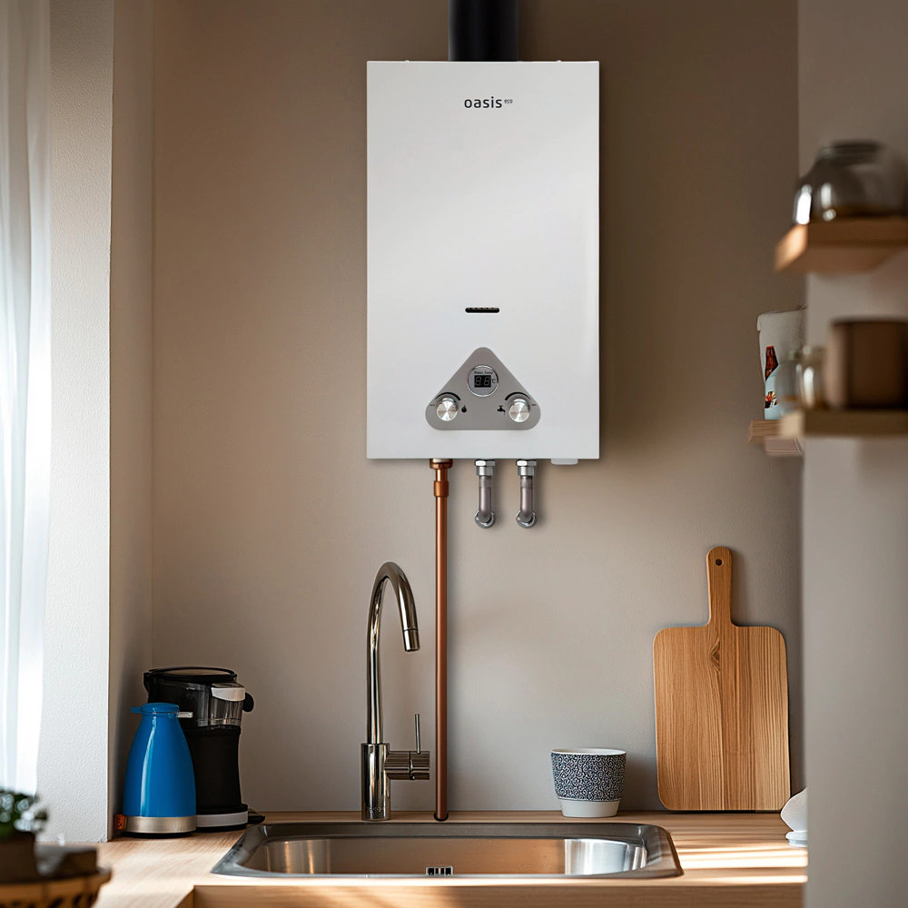 Колонка газовая 10 л/мин 20 кВт Oasis Eco