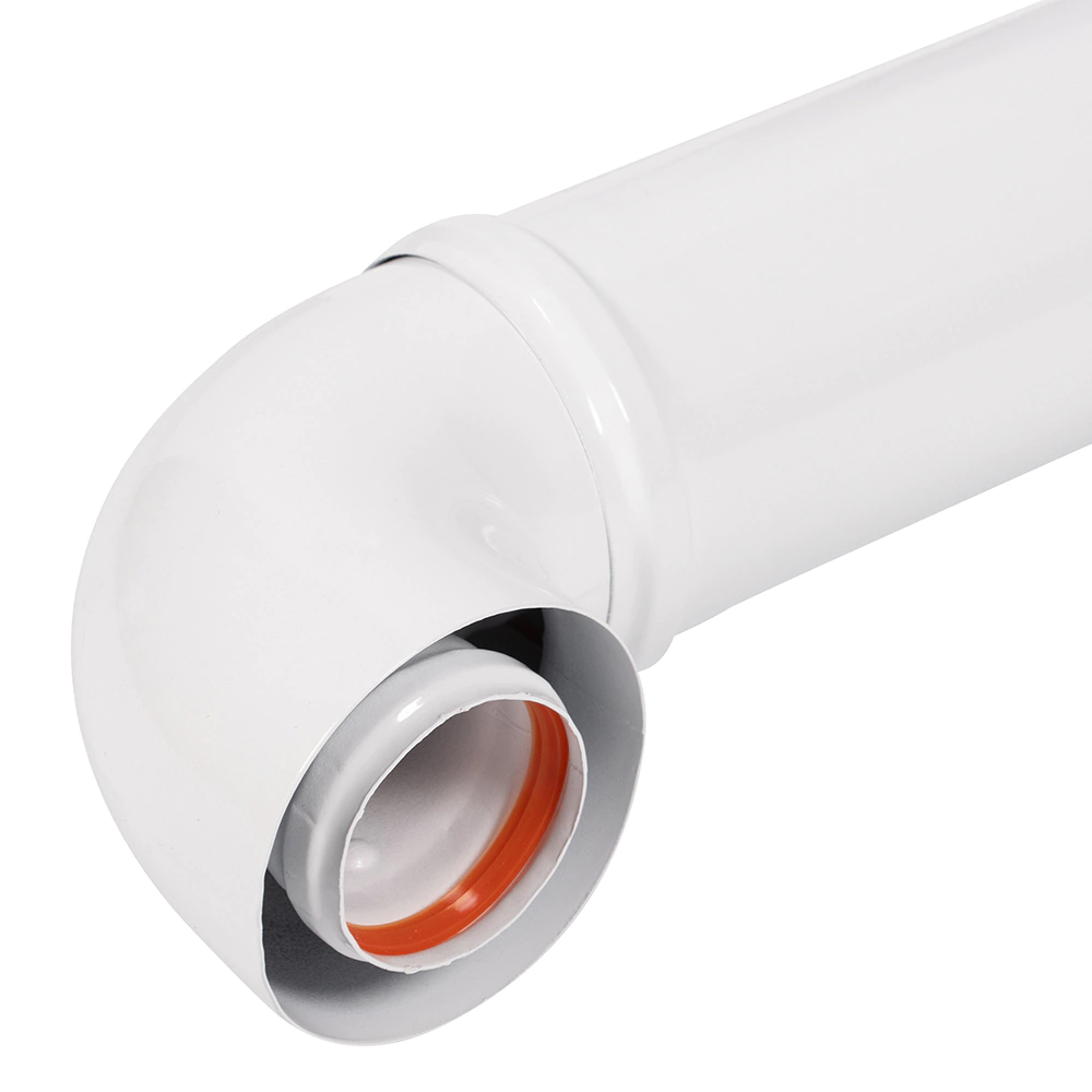 Дымоход коаксиальный Royal Thermo Антилед d100/60 мм L-1000 мм для газового котла